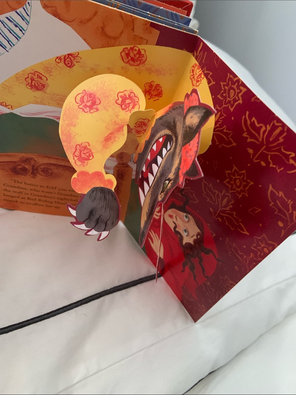 Retro Little Red Riding Hood Pop-Up Book - Red - Picture 6 of 9